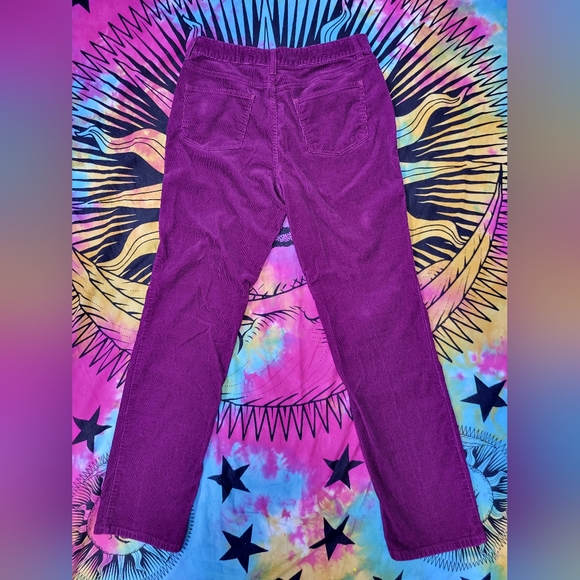 Talbots Dark Fuchsia Corduroy Pants - Picture 3 of 4